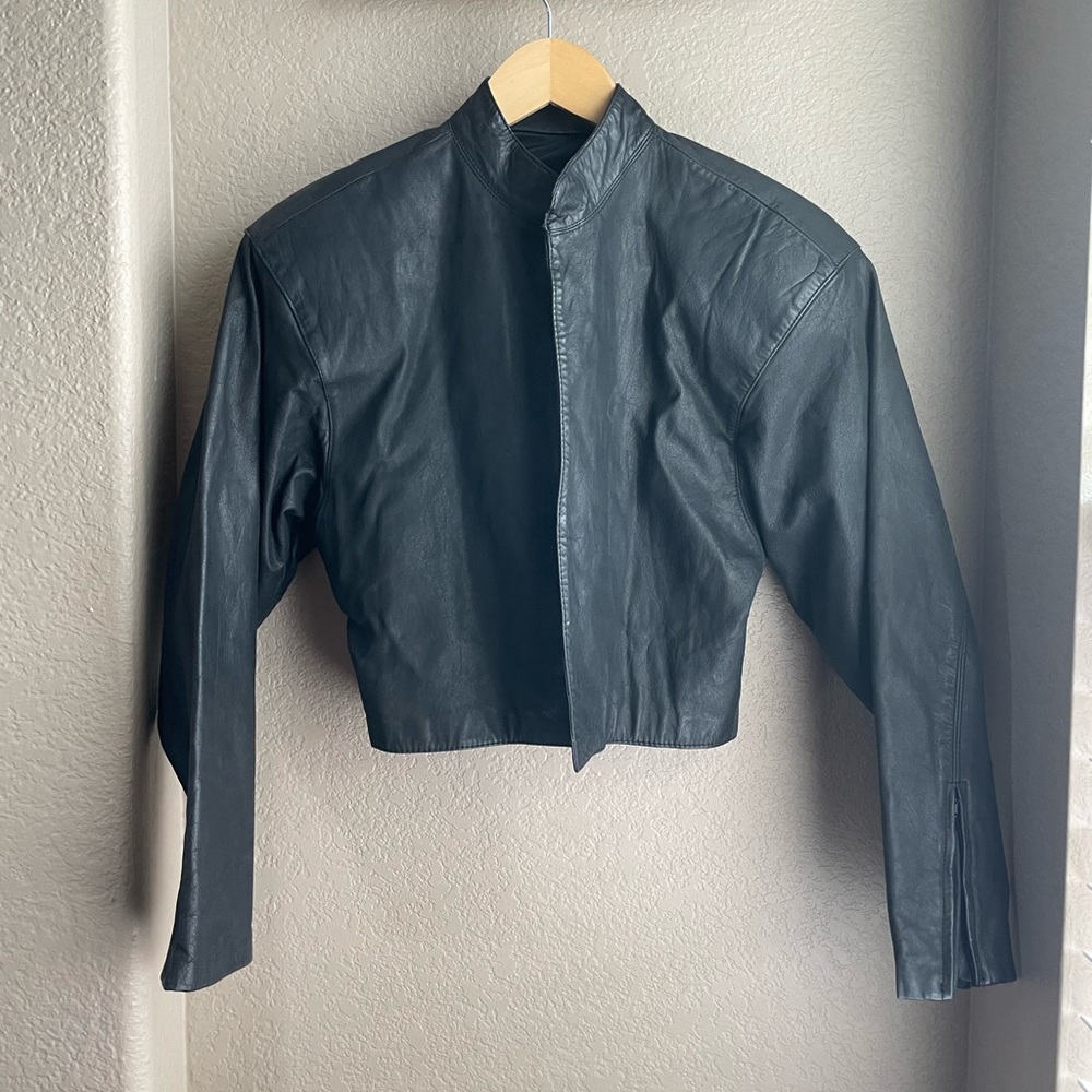 Vtg Luis Alvear Leather Jacket